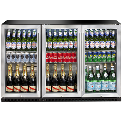 Artusi AOF3S - AOF Series - Triple Door Outdoor Bar Fridge