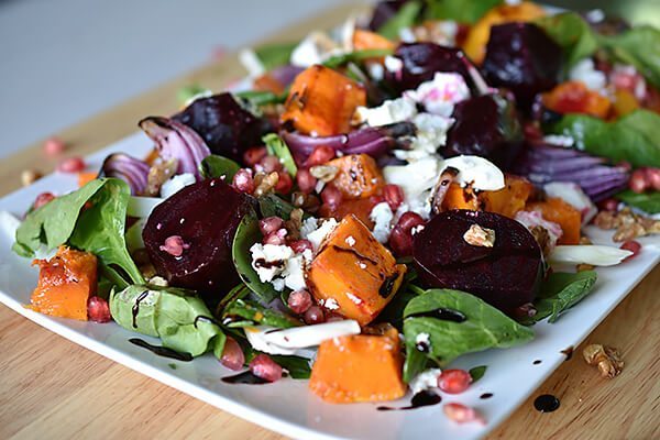 Autumn Rainbow Salad