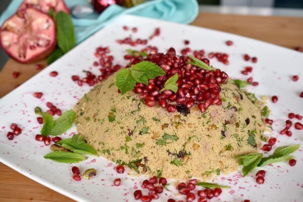 Herb, Raisin and Pistachio Couscous