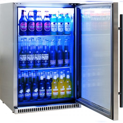 Schmick Stainless Outdoor Bar Drinks Fridge Model SK118R-SS